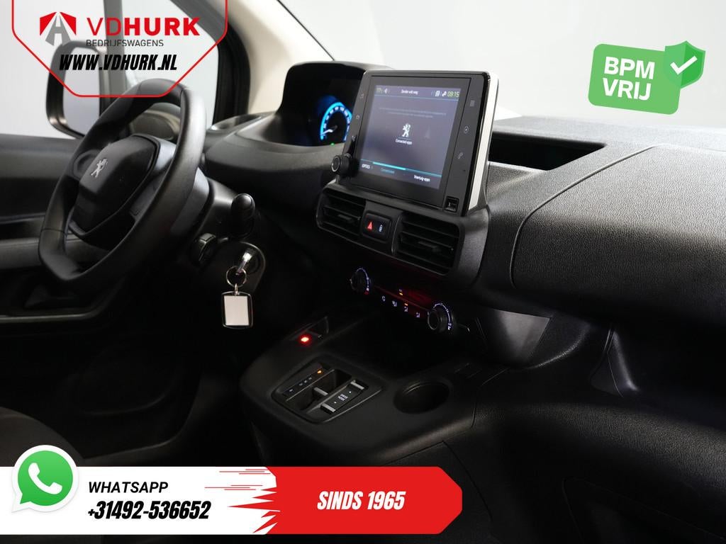 Peugeot e-Partner 50 kWh 280 km WLTP Snellader/ 3 Pers/ Stan, Gebruikt, Origineel Nederlands, Parkeersensor, 450 min