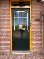 Voordeur - hardhout, Ophalen, Gebruikt, 80 tot 100 cm, Buitendeur