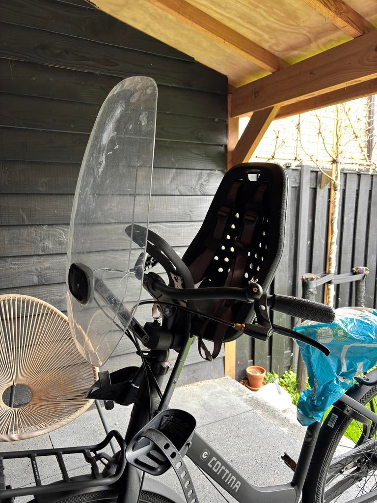 Yepp fietsstoel voor, 0 t/m 18 kg, Voorzitje, Ophalen of Verzenden, Gebruikt