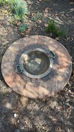 Spaanse vuurkorf / salontafel 19e eeuw / kastanjehout, Tuin en Terras, Ophalen of Verzenden, Gebruikt, Fontein