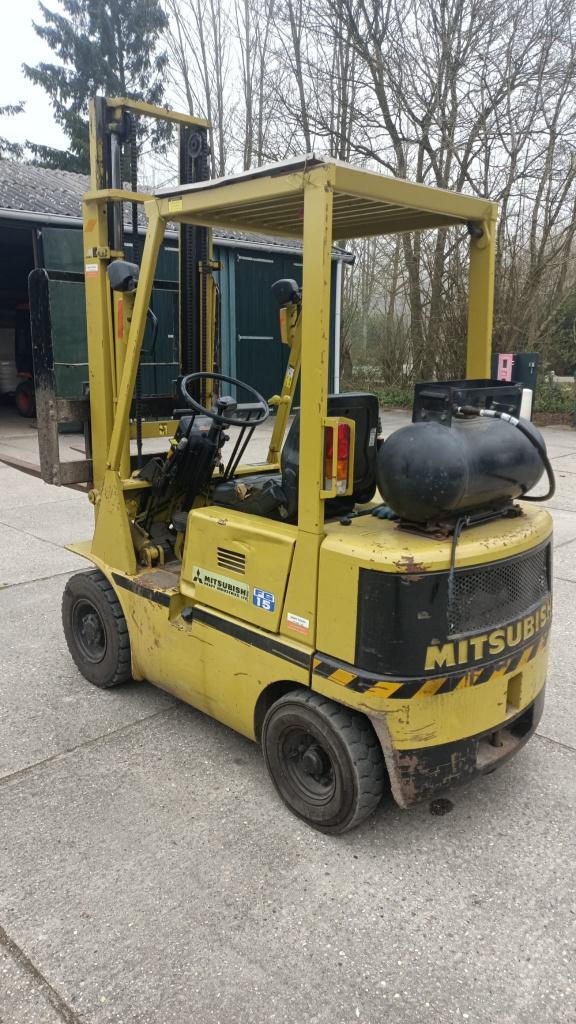Mitsubishi FG15 LPG gas heftruck, Zakelijke goederen, Machines en Bouw | Heftrucks en Intern transport, Heftruck, LPG, 1000 tot 2000 kg