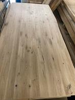 Grote partij massief eiken tafelblad werkblad tot 3m, Doe-het-zelf en Verbouw, Hout en Planken, Ophalen, 25 tot 50 mm, Eiken, Nieuw