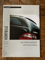 Productinfo Mercedes-Benz E-klasse Estate S211 & 4MATIC 2002, Boeken, Zo goed als nieuw, Mercedes-Benz, Mercedes, Ophalen of Verzenden