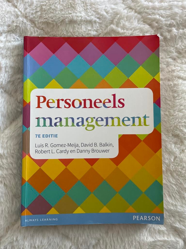 Personeelsmanagement 7e editie - Gomez-Mejia, Boeken, Ophalen of Verzenden, Gamma, Zo goed als nieuw, HBO