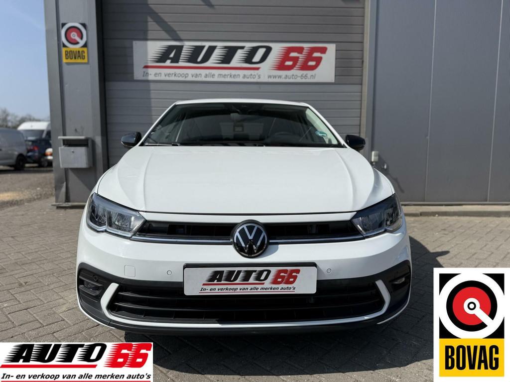 Volkswagen Polo 1.0 TSI GOAL camera CarPlay Cruise Control, Gebruikt, 116 pk, Wit, Bedrijf