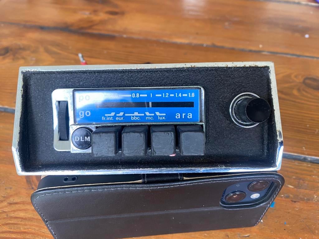 Oldtimer radio voor citroen ds, Ophalen of Verzenden, Gebruikt
