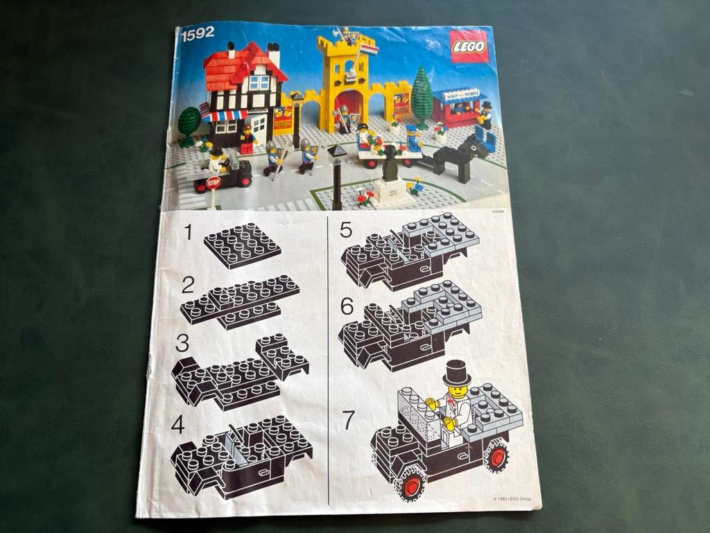 Lego instructie boekje 1592, Verzenden, Lego, Lego, Lego
