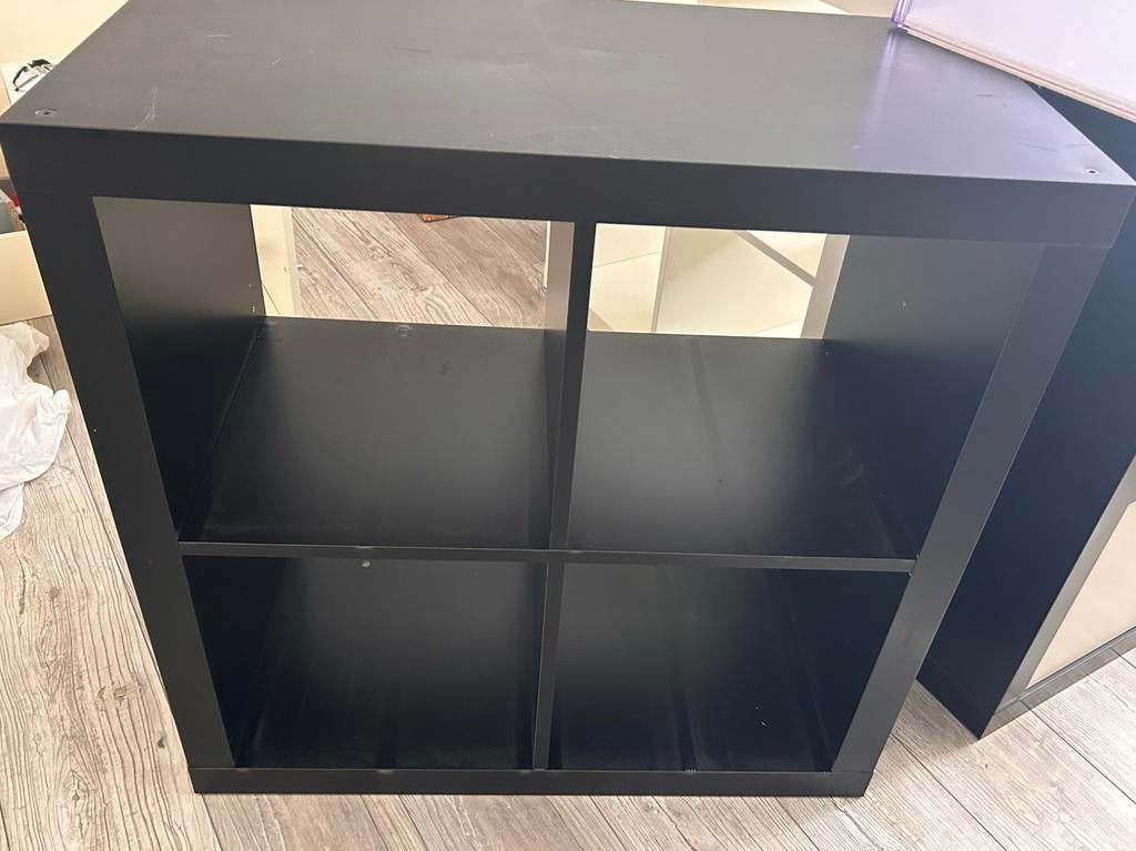 Kallax kast  zwart, Huis en Inrichting, Ophalen, Zo goed als nieuw