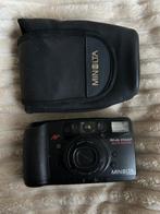 Minolta Riva 100AF (analoge camera) met hoesje, Ophalen of Verzenden, Gebruikt, Compact, Minolta
