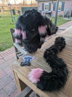 Fursuit/dino masker + tail + badge +art. vleermuis, Ophalen of Verzenden, Zo goed als nieuw