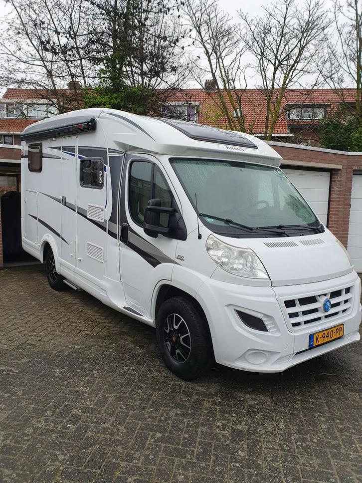 Knaus VAN TI 550 MD compact (modeljaar 2013), Caravans en Kamperen, Campers, Particulier, tot en met 2, Half-integraal, Knaus