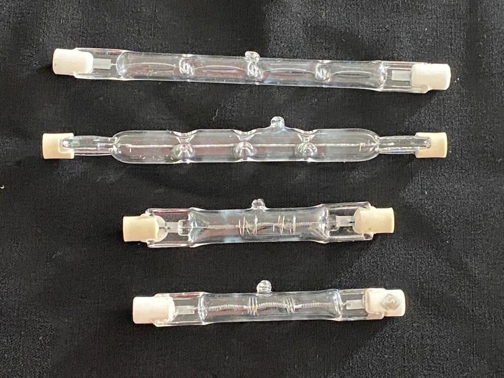 halogeen staaflampen 4 st, Ophalen of Verzenden, Gebruikt, 50 tot 200 watt, Lamp