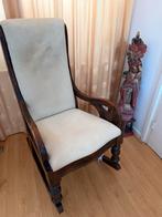 Antieke  mahonie Schommelstoel - Klassiek Houten Design, Antiek en Kunst, Ophalen