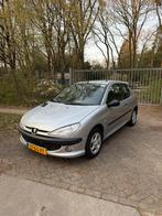 Peugeot 206 1.6 3D 1999 Grijs met nieuwe distributieriem, Auto's, Voorwielaandrijving, Stof, 40 €/maand, Zwart