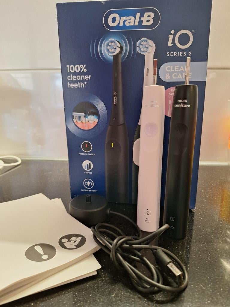 Philips Sonicare 3100 duo NIEUW!!, Ophalen of Verzenden, Nieuw, Tandenborstel