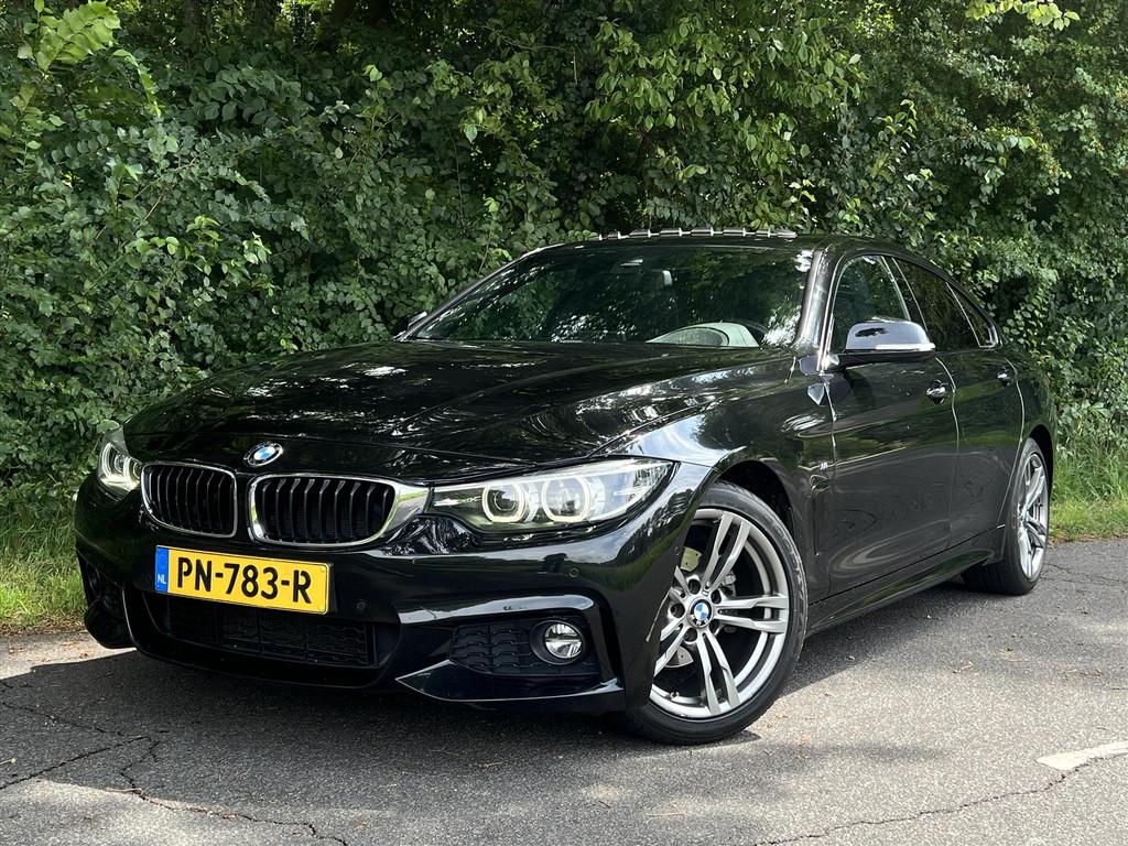BMW 4-Serie Gran Coupé (f36) 420i 184pk Aut Corporate Lease, Auto's, 1998 cc, Euro 6, 4 cilinders, Zwart