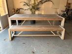 SUNS OVADA BUITENTAFEL EN BANK MAAT L, Tuin en Terras, Tuintafels, Ophalen, Gebruikt, Rechthoekig, Hout