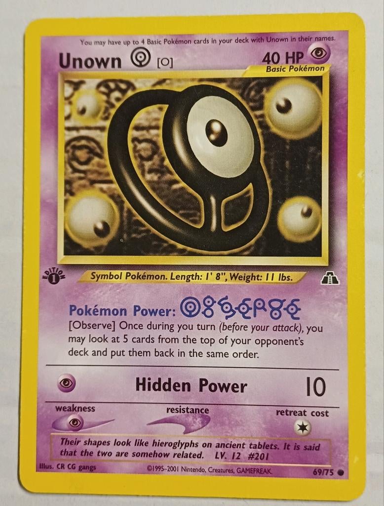 Pokémon Neo Discovery 69/75 1st editon, Ophalen of Verzenden