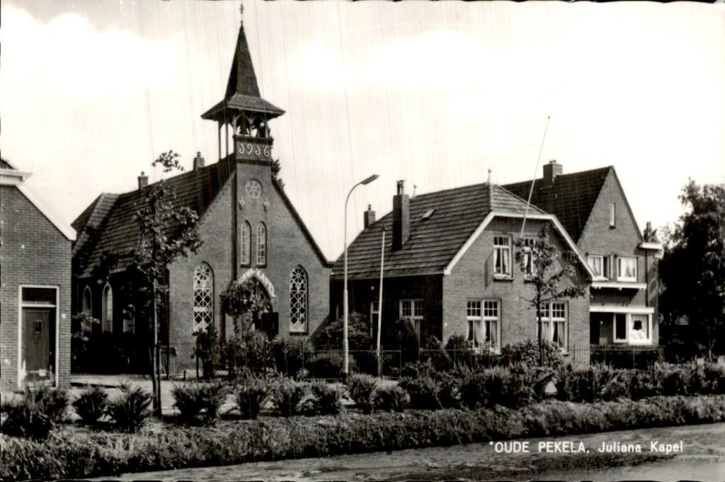 Oude Pekela - Juliana Kapel - gebouw, Ophalen of Verzenden, Voor 1920, Ongelopen, Groningen