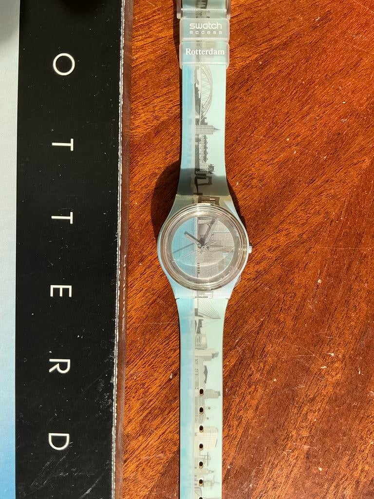 Swatch KeyWatch Rotterdam Polshorloge SKK121, Kunststof, Verzenden, Polshorloge, Swatch