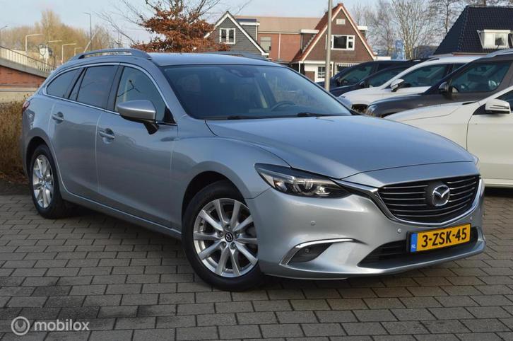 Mazda 6 Sportbreak 2.0 HP Automaat TS+ | Trekhaak | Bi-Xenon, Auto's, Mazda, Bedrijf, Te koop, 6 sportbreak, ABS, Airbags, Airconditioning