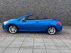 Peugeot 308 1.6 THP CC 2010 Blauw, Auto's, Euro 5, Regensensor, 1487 kg, Zwart