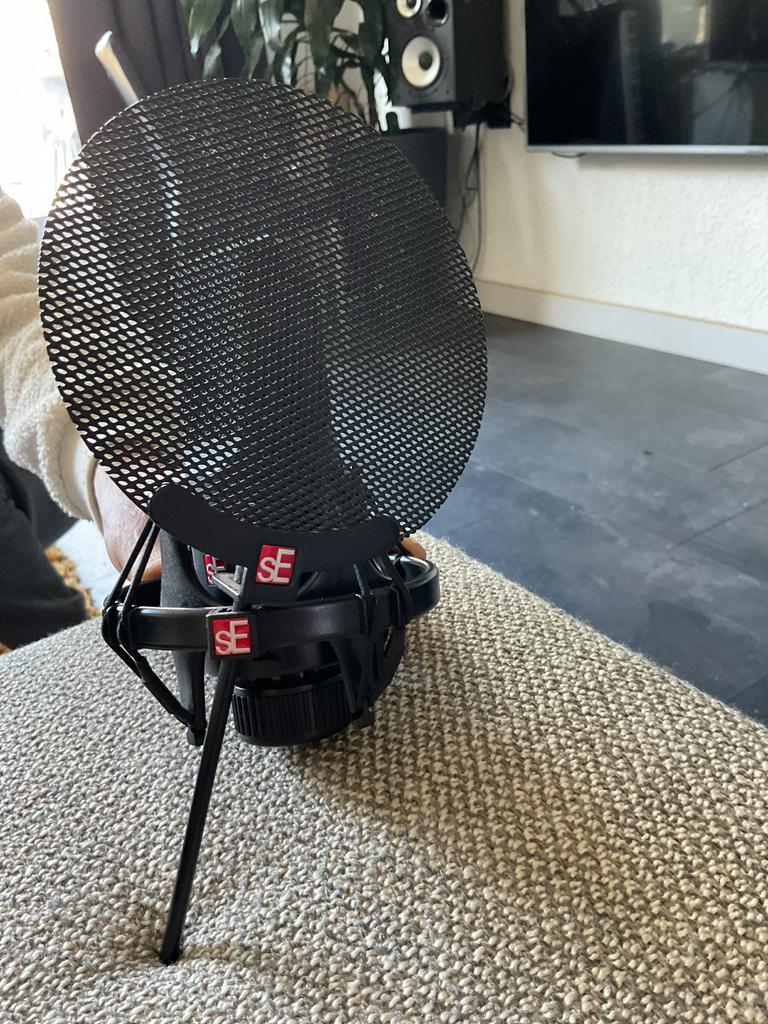 SE Electronics X1 S Studio Condensator Microfoon met Popfilt, Muziek en Instrumenten, Microfoons, Ophalen of Verzenden, Zo goed als nieuw