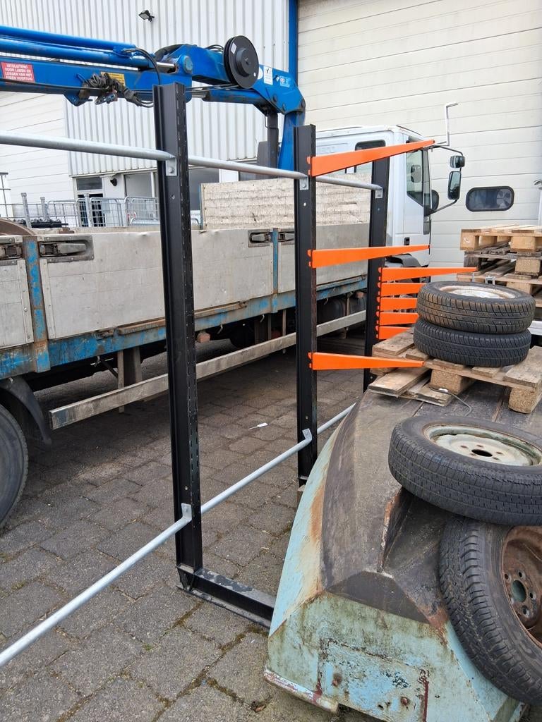 Draagarmstelling stelling metaalstelling, Ophalen, Zo goed als nieuw