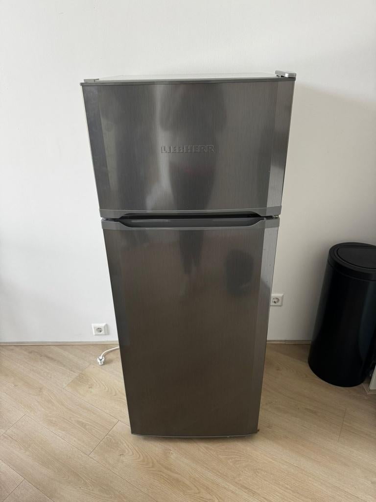 Koel-vrieskast RVS look Liebherr CTEL 2531-21, Witgoed en Apparatuur, Koelkasten en IJskasten, Ophalen, 200 liter of meer, Zo goed als nieuw