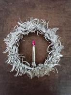 Oude kerstversiering met glazen kaars, Diversen, Kerst, Ophalen of Verzenden