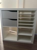 Kallax kast Ikea (wit); inclusief lades en inzetstukken, Huis en Inrichting, Ophalen, Gebruikt, 100 tot 150 cm, 50 tot 100 cm