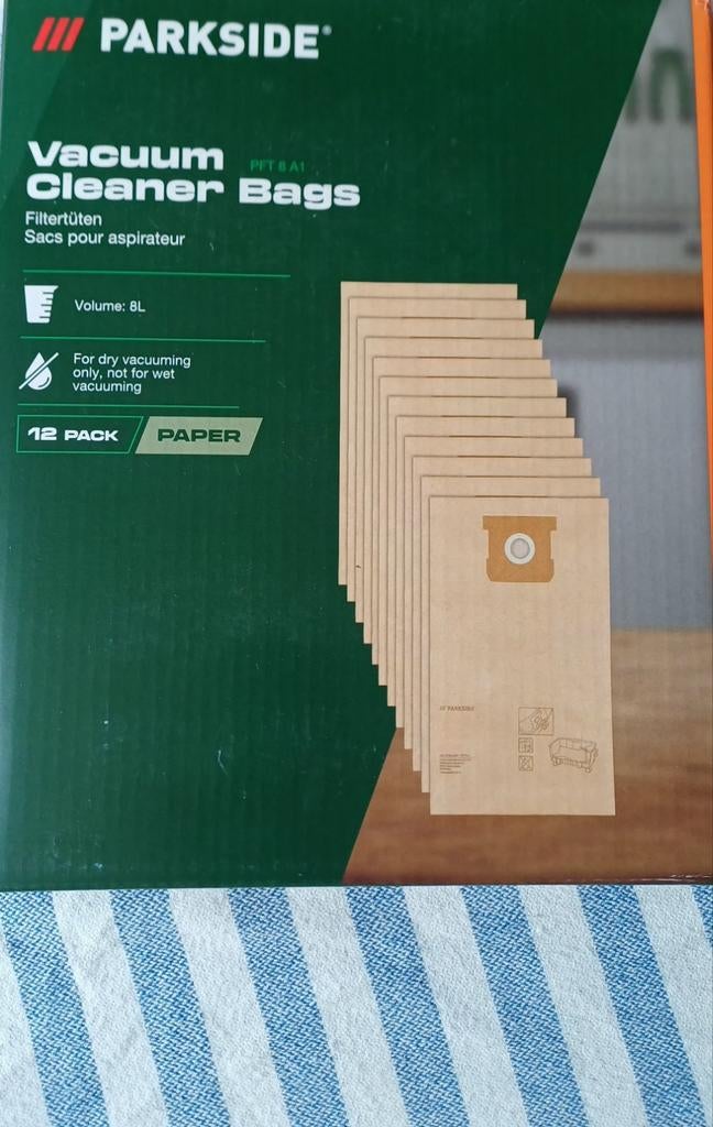 PARKSIDE 8L stofzakken, Overige typen, Nieuw, Minder dan 1200 watt, Ophalen