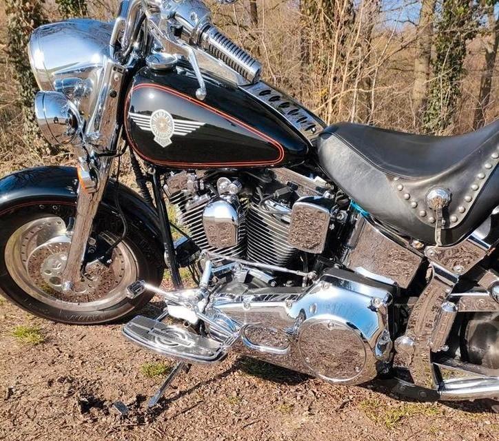 Harley Davidson Fatboy evo 1340, IZGST., Motoren, Motoren | Harley-Davidson, Particulier, Chopper, 2 cilinders, Ophalen of Verzenden