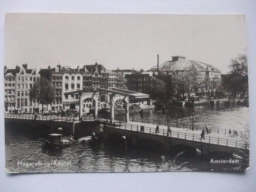 P230 Amsterdam - Magere Brug Amstel - 1956, Verzenden, 1940 tot 1960, Gelopen, Noord-Holland