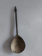 Antieke Tinnen lepel gemerkt Bodemvondst Middeleeuwen, Ophalen of Verzenden