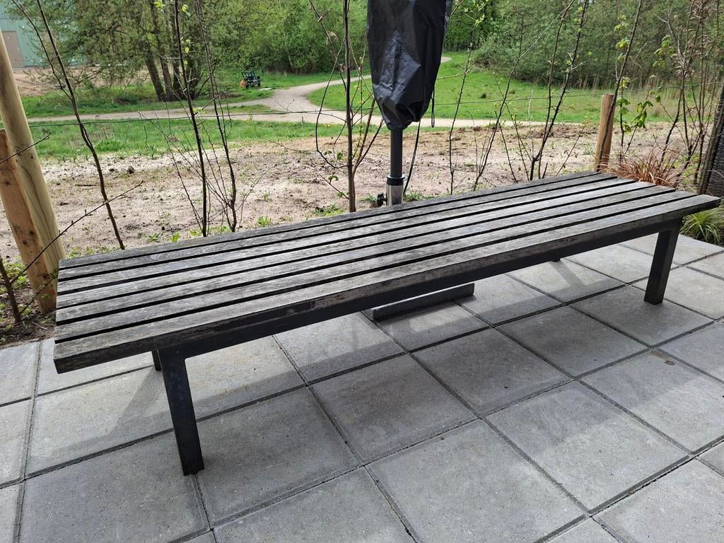 Lattenbank ., Tuin en Terras, Tuinbanken, Ophalen, Gebruikt, Hout