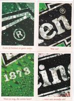 4x Heineken kleurenkaarten -1997 voor €2,00., Verzenden, Nieuw, Overige typen, Heineken