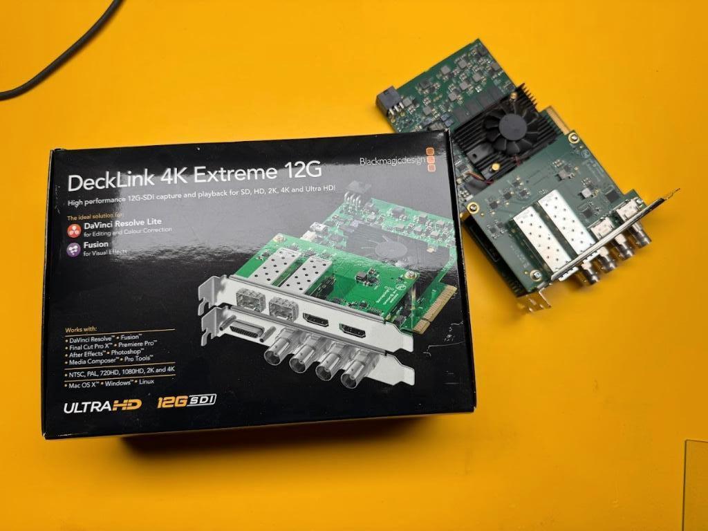 Blackmagic Decklink 4K Extreme 12G, Ophalen of Verzenden, Gebruikt