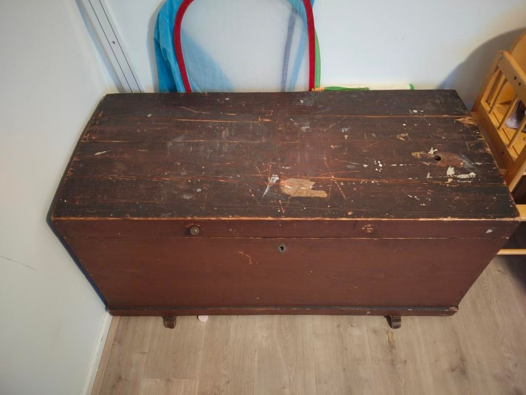 Oude dekenkist - Authentiek met karakter, Antiek en Kunst, Ophalen