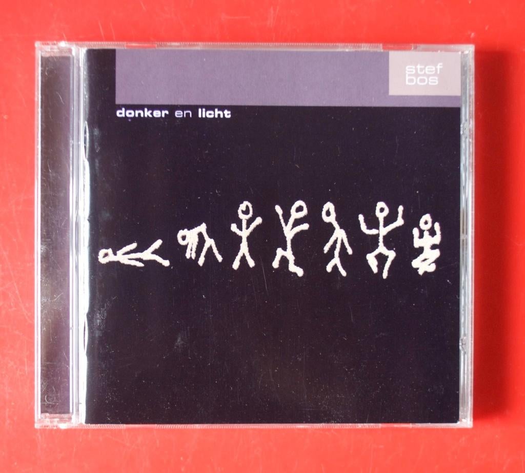 cd Stef Bos Donker en licht met Ik mis jou en Zij weet, Ophalen of Verzenden, Gebruikt, Europees