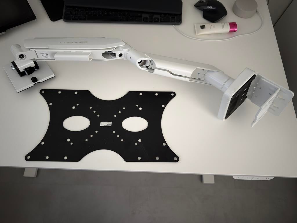 Game Hero monitorarm 17-49 inch (20kg) + Vesa adapter plaat, Computers en Software, Monitoren, Gaming, In hoogte verstelbaar, Ophalen of Verzenden