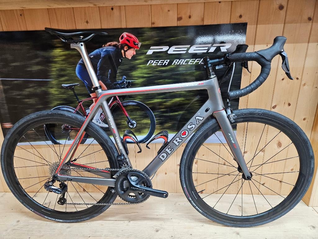 De Rosa Ventoux Full Carbon Shimano Ultegra DI2 2x11 56cm, Fietsen en Brommers, Carbon, Zo goed als nieuw, Meer dan 20 versnellingen