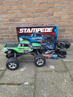 Traxxas stampede xl5 2wd., Auto offroad, Zo goed als nieuw, Schaal 1:10, RTR (Ready to Run)