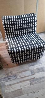 Ikea slaapbank, Ophalen, Eenpersoons, Zwart, Zo goed als nieuw