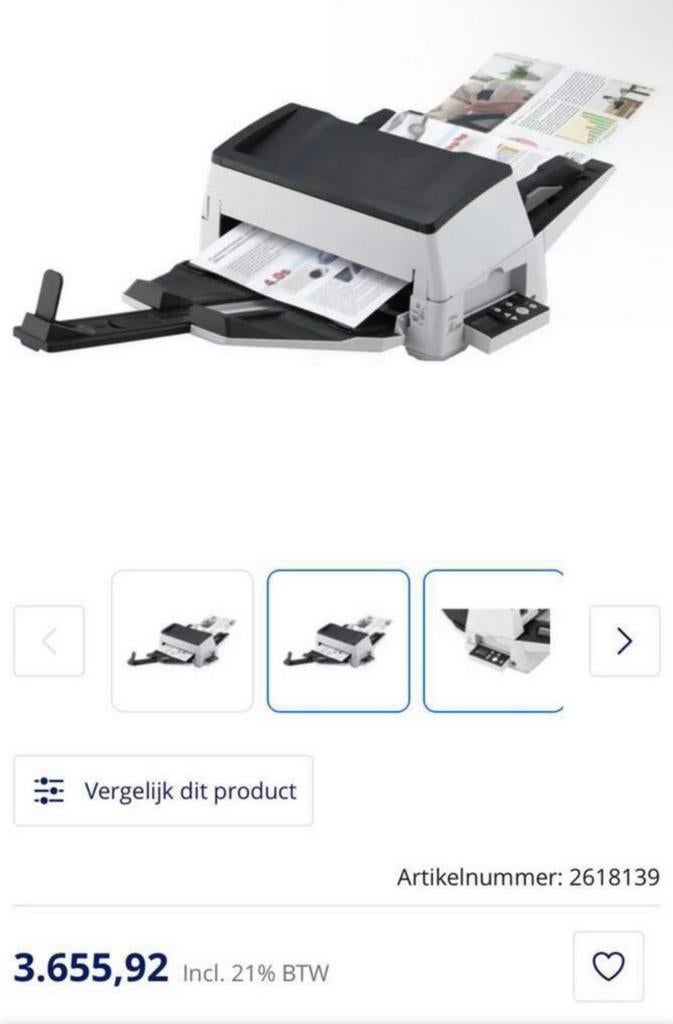 Fujitsu fi-7600 100PPM Kleuren Duplex Productiescanner NIEUW, Android, Nieuw, Ophalen of Verzenden, Documentscanner