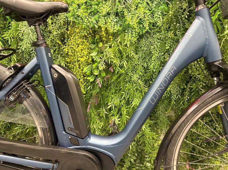 Winora Tria N7 - Bosch Middenmotor - 400Wh - Blauw 54cm, Fietsen en Brommers, Elektrische fietsen, Overige merken, -, Ophalen of Verzenden