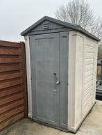 Keter kunststof tuinhuisje schuur smal, Tuin en Terras, Kunststof, Gebruikt, Tuinhuis, Minder dan 200 cm