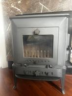 Twee marmeren schouwen en Dovre kachel uit jaren '30 huis, Ophalen, Gebruikt, Houtkachel, Vrijstaand