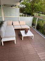 Lounge set + hoes - 81x234x234cm - Gebruikt, Tuin en Terras, Tuinsets en Loungesets, Overige materialen, Gebruikt, Meer dan 8 zitplaatsen