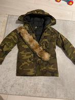 Heren winterjas met echt bont!, Ophalen of Verzenden, Zo goed als nieuw, Zwart